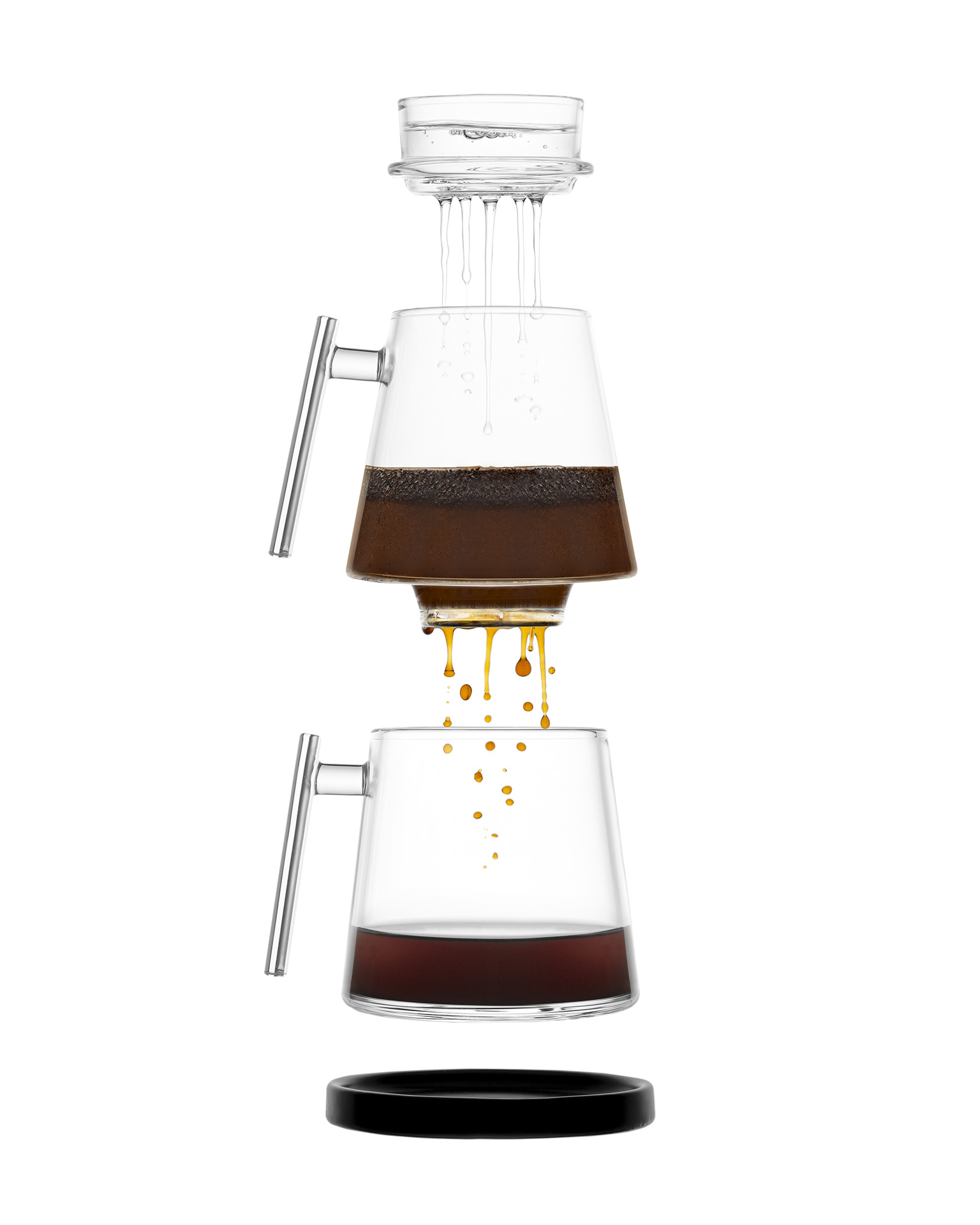 Exploded View Photography • PureOver All Glass Drip Coffee